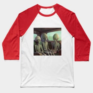 Three Aliens waiting in ship Baseball T-Shirt